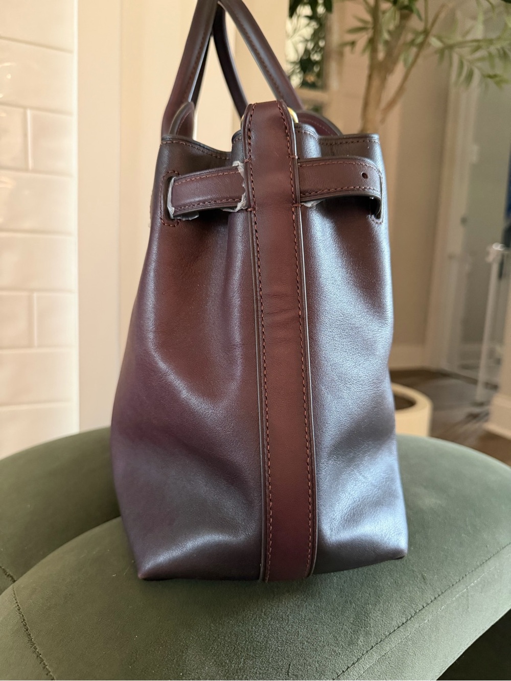 NEW COACH “Soft Empire Carryall Bag 40” MERLOT - Picture 15 of 16